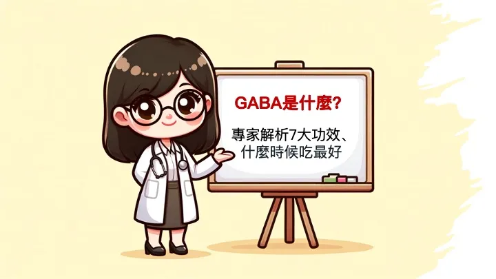 GABA是什麼？專家解析7大GABA功效及什麼時候吃最好