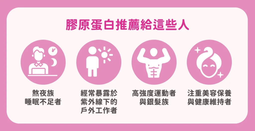 膠原蛋白推薦給這些人