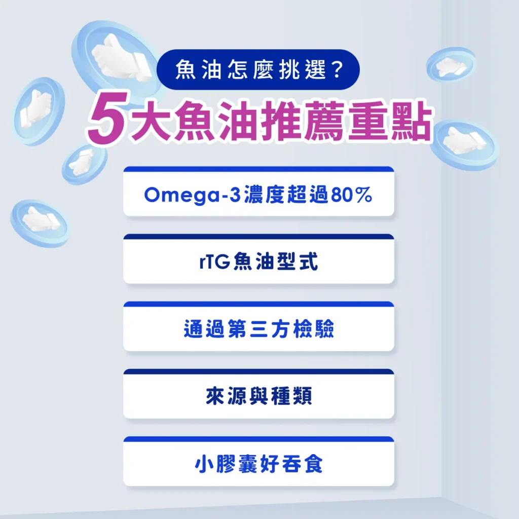 5大魚油推薦重點
